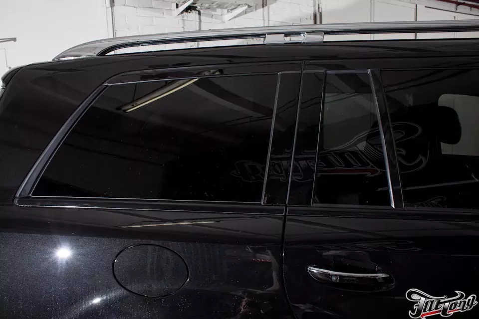 Mercedes GL. Восстановительная полировка кузова - 2